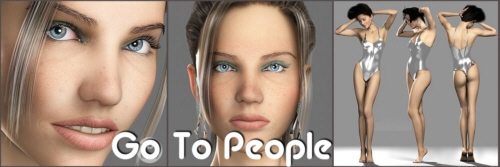 3D Model People Human Characters realistic life like Person Models
